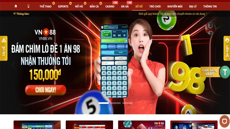 Định nghĩa về Xổ số VN88